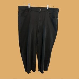 Black Wide Leg Jeans Plus Size